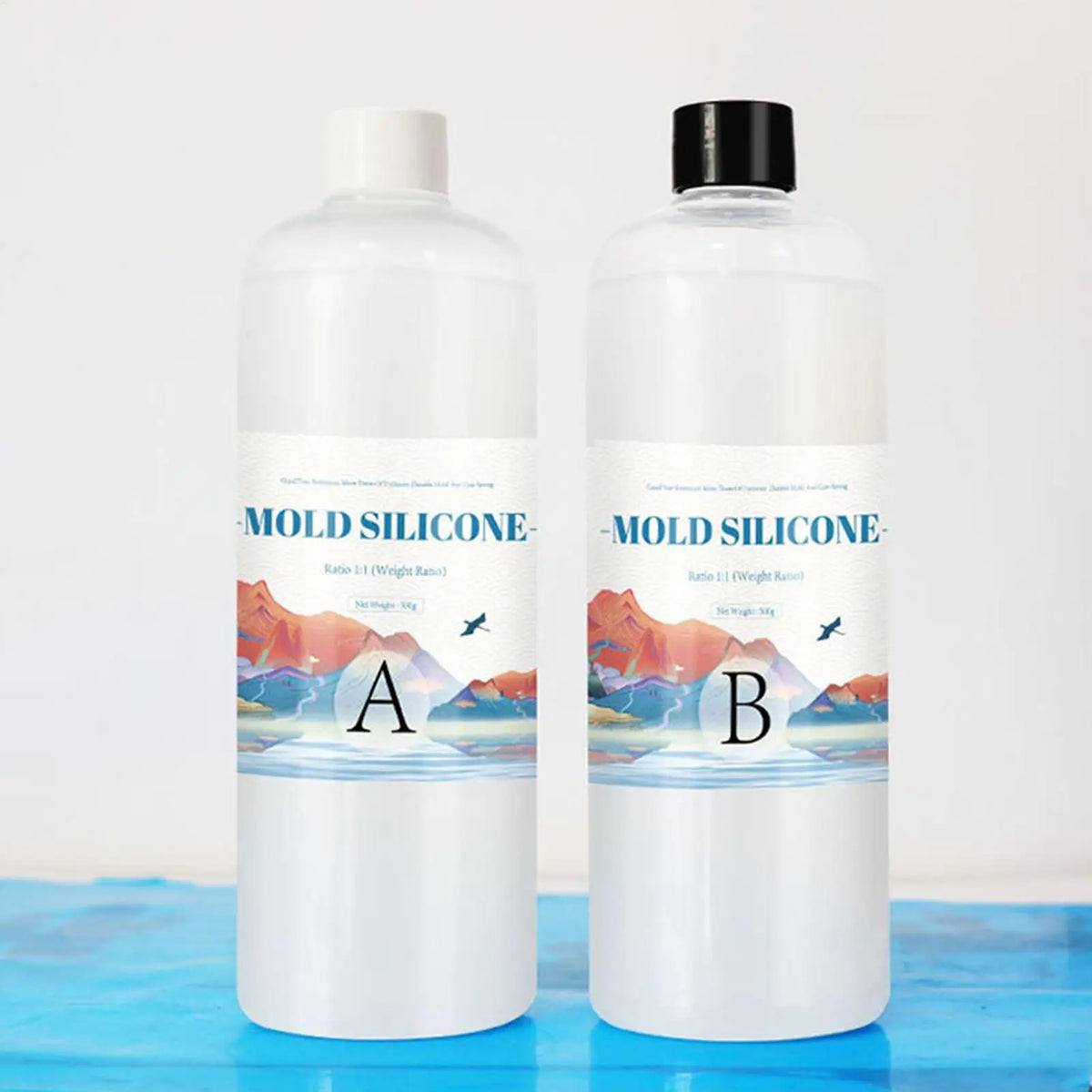 Liquid Silicone Mold Making Kit AB 1:1 – 200g/500g Odorless Silicone Mold Making Kit Nixie