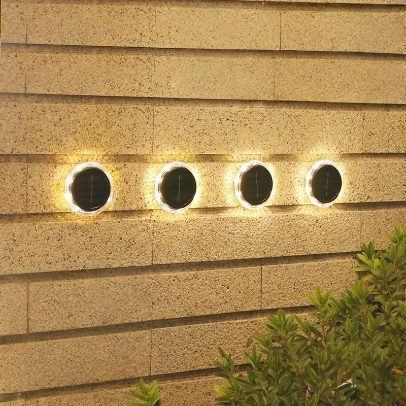 Solar Ground Light 8 LED Warm White IP65 Waterproof Garden Lamp Solar Garden Light Nixie