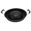 Cast Iron Thai BBQ Grill Pan – Raised Dome Hot Pot Camping Cast Iron Grill Pan Nixie Black