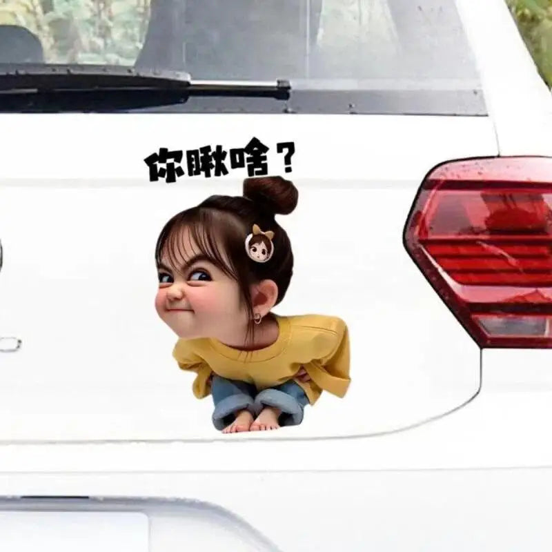 Sassy Girl PVC Vinyl Sticker – Car, Laptop & Helmet Decal Vinyl Decal Sticker Nixie