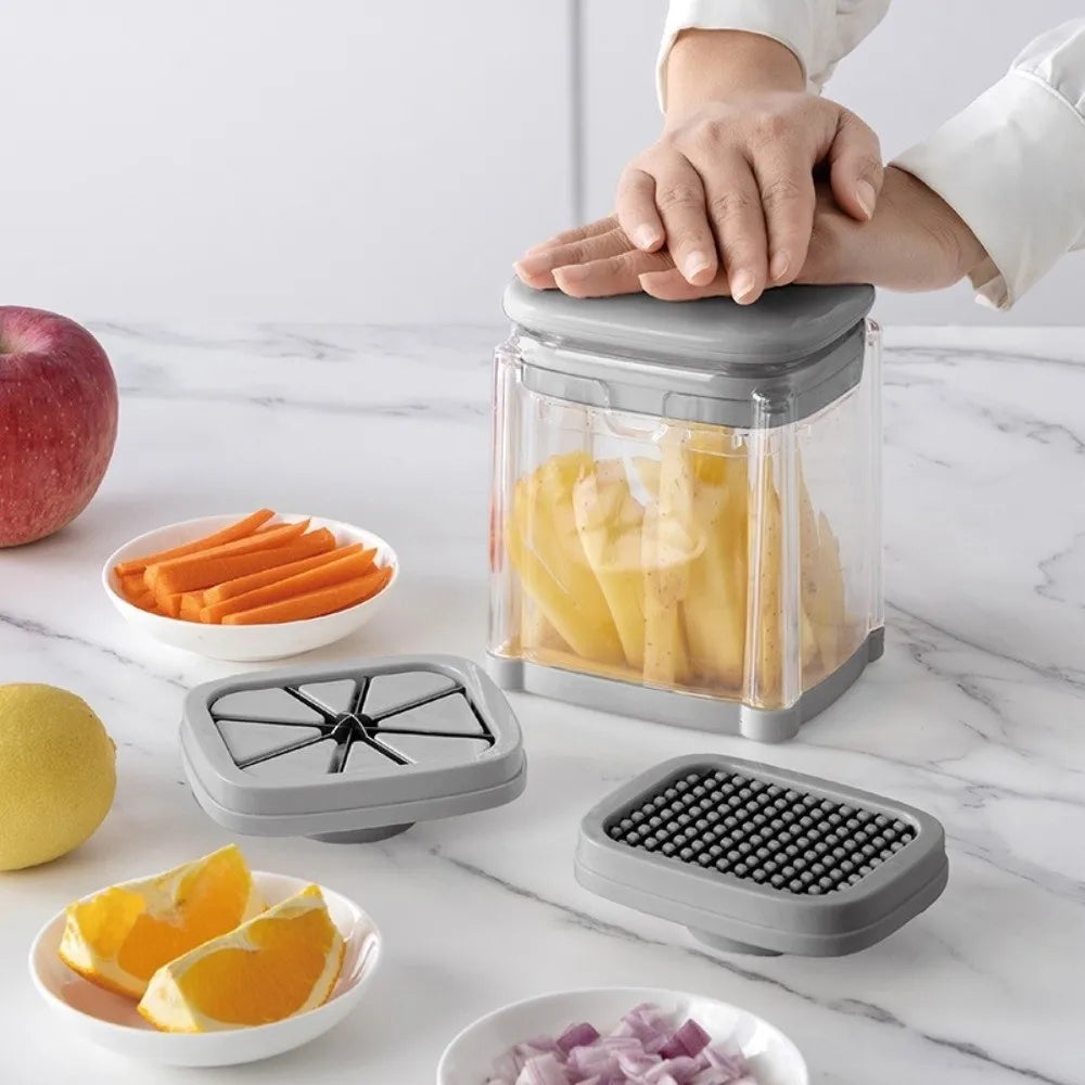Stainless Steel French Fry Cutter & Vegetable Slicer Vegetable Fry Cutter Nixie