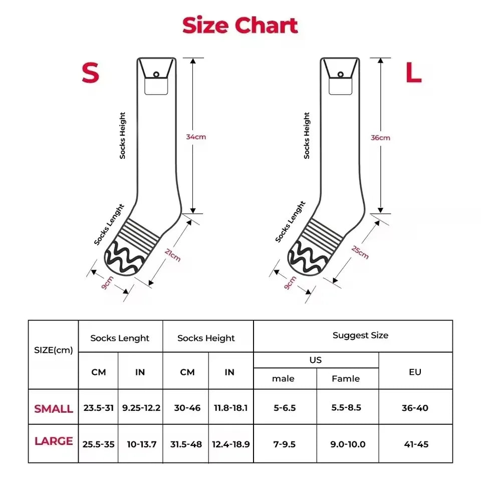 KEMIMOTO Heated Socks Unisex Thickened Winter Outdoor Warm Heated Socks Nixie