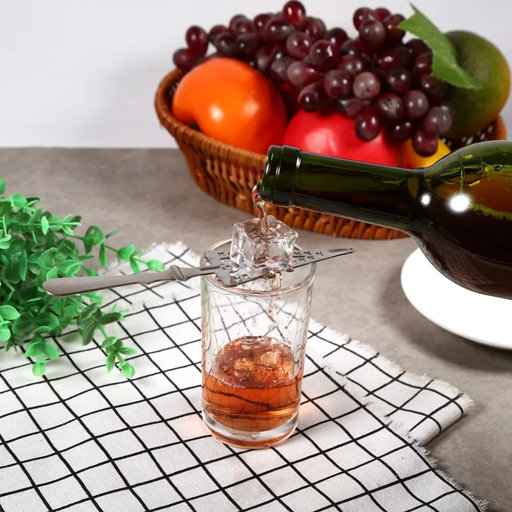Stainless Steel Absinthe Spoon | Sugar Strainer Slotted Spoon Absinthe Bar Spoon Nixie