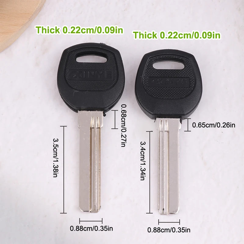 10-Pack Metal Key Blanks – Security, Electric & Auto Locks Key Blanks Nixie