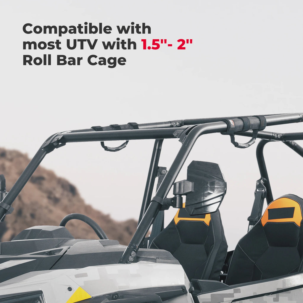 2PCS UTV Grab Handles 1.5–2" Roll Bar – Polaris, Can-Am UTV Grab Handles Nixie