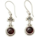 Vintage Red Crystal Drop Stud Earrings – Zinc Alloy & Glass Crystal Stud Earrings Nixie MULTI
