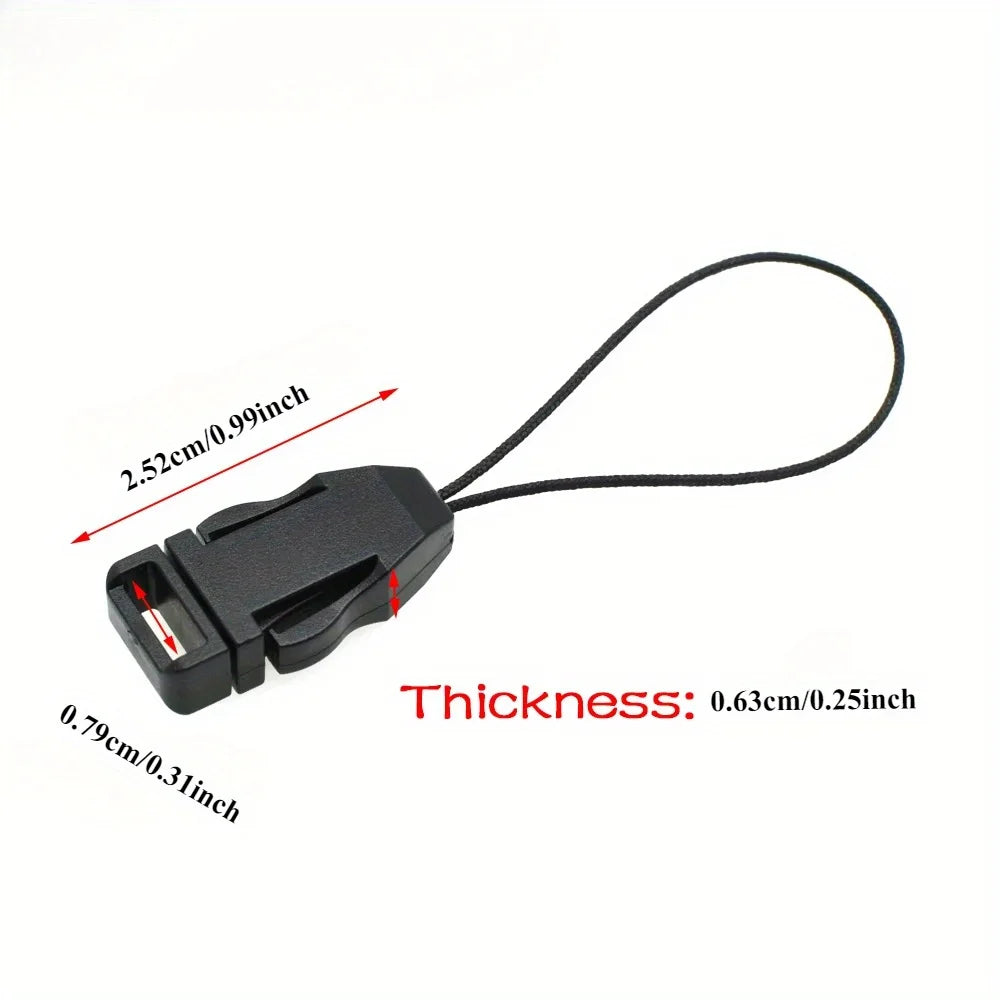10-Pack Detachable Buckle Clips for ID Card Lanyards Lanyard Buckle Clips Nixie