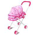 Kids Doll Pram Stroller Toy – Plastic & Metal, Fits 35cm Dolls Doll Pram Stroller Nixie Candy