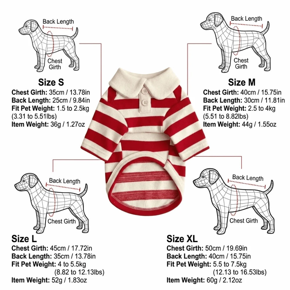 Soft Breathable Dog Shirt for Small Dogs – Multiple Sizes Dog Apparel Nixie