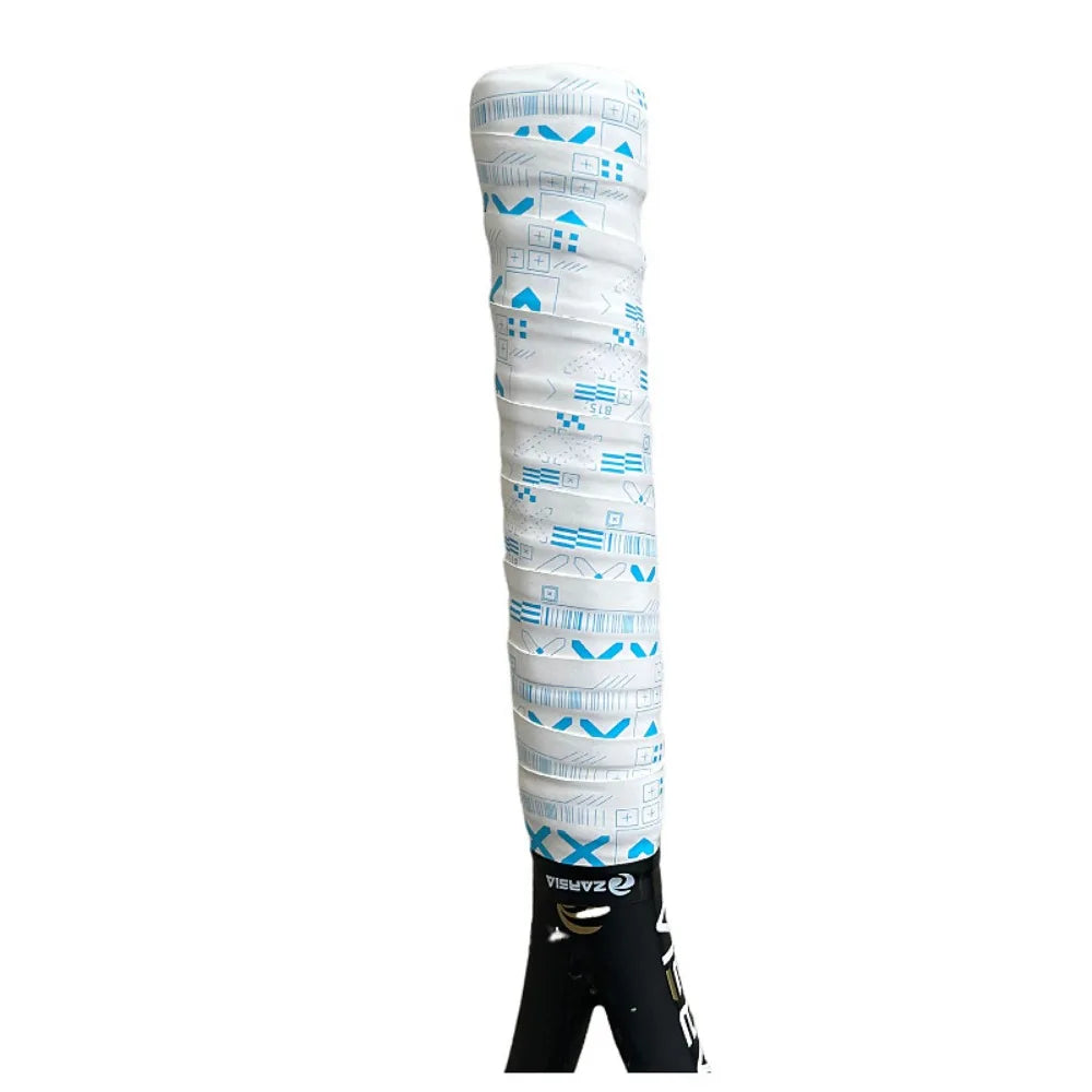 Multicolor Badminton Tennis Racket Overgrip Handle Wrap Racket Overgrip Tape Nixie White-blue
