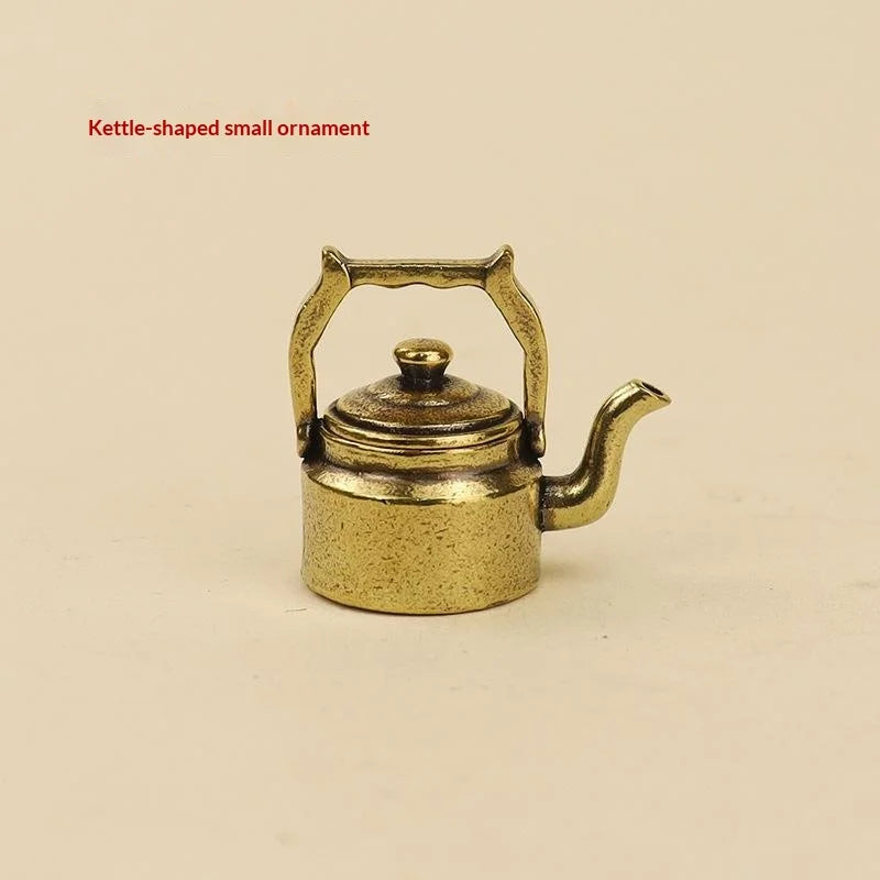 Antique Brass Teapot Incense Burner | Retro Copper Desk Ornament Incense Burner Ornament Nixie Default Title