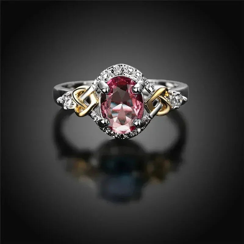 Silver Zircon Wedding Band Ring – Unisex Sizes 6–10 Fashion Ring Nixie