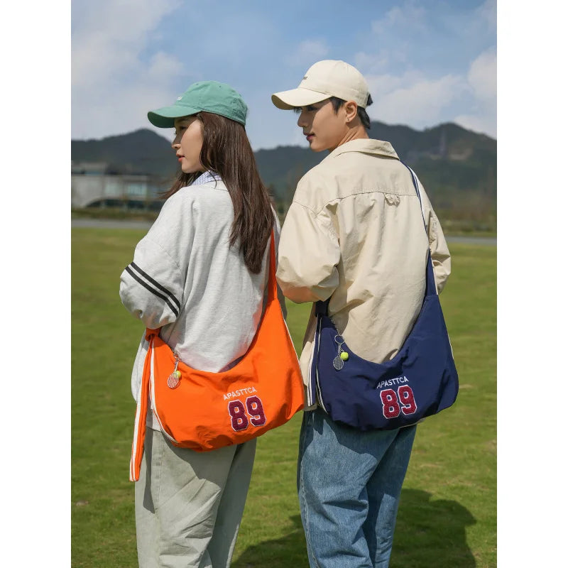 Nixie Unisex Canvas Shoulder Bag – Large Capacity Crossbody