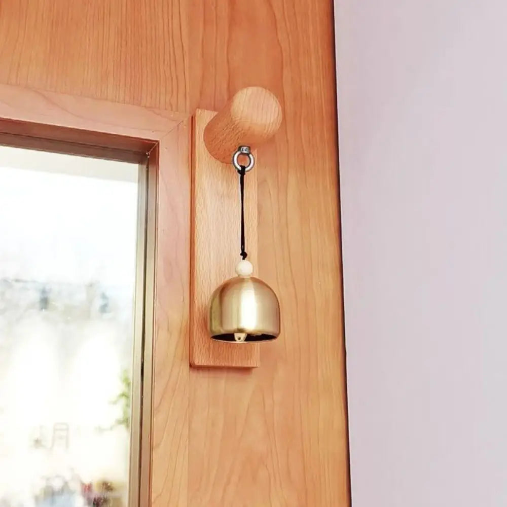 Wooden Door Bell Wind Chime – Japanese Style Shopkeeper Bell Decorative Door Bell Nixie
