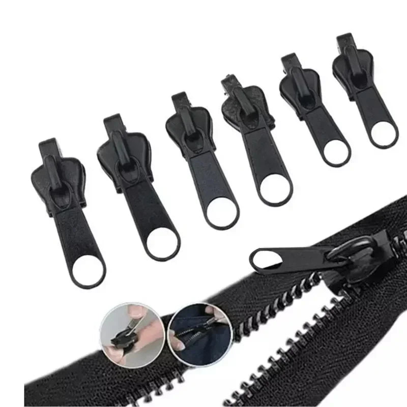 6-Pack Universal Zipper Repair Kit – Replacement Sliders S/M/L
