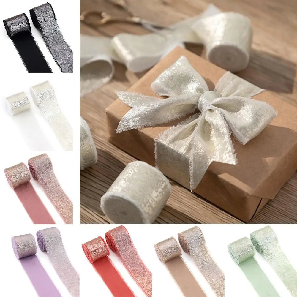 5 Yards Silk-Style Ribbon 3.8cm – Hair Bows, Gift & DIY Crafts Craft Ribbon Nixie