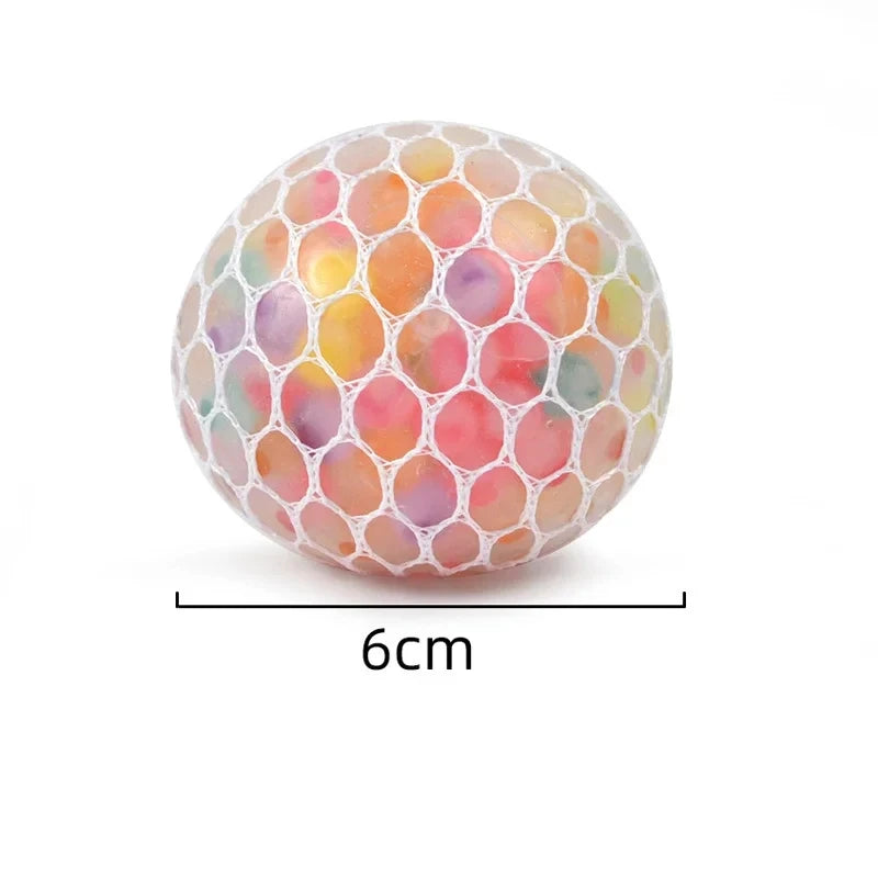 Rainbow Squishy 3D Fidget Sensory Ball Toy – Adults & Kids Fidget Sensory Toy Nixie 1pcs color random