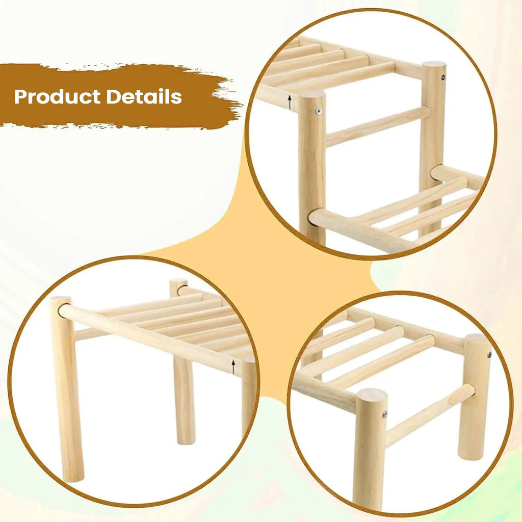 Wooden Chicken Roosting Perch & Training Habitat for Coops Chicken Roosting Perch Nixie