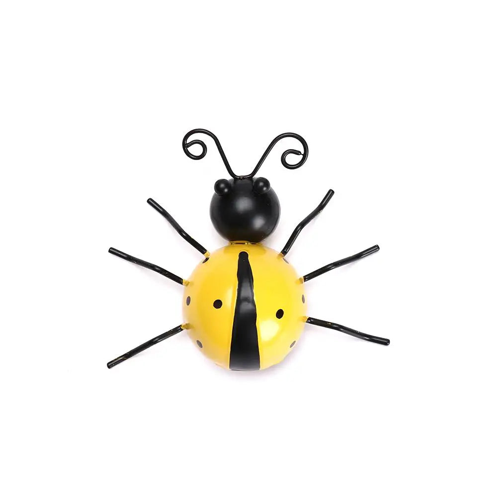 3D Metal Ladybug Wall Art – Rustic Farmhouse Garden Decor