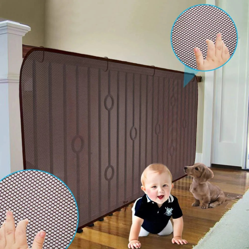Kids & Pet Safety Net – Stair Balcony Railing Guard 2M/3M Child Safety Net Nixie