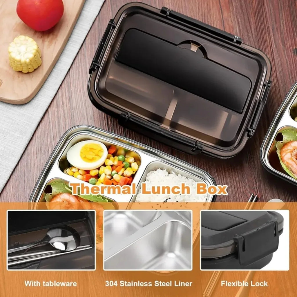 Insulated Lunch Box Stainless Steel Bento Container with Compartments Insulated Lunch Box Nixie