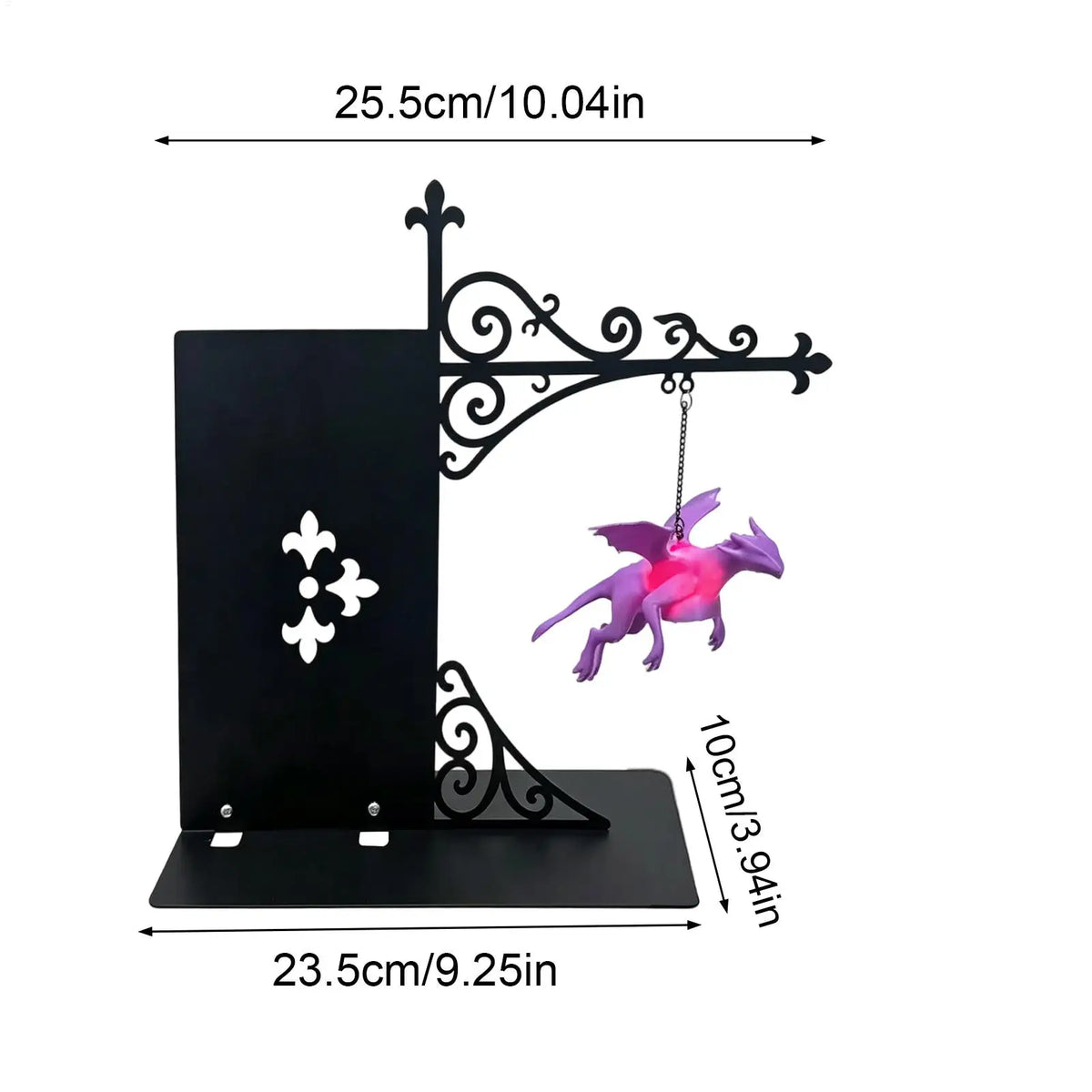 Floating Dragon Bookshelf Lamp – Fantasy LED Shelf Light