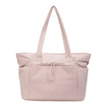 Women's Waterproof Oxford Tote Bag | Laptop Shoulder Bag Women's Tote Bag Nixie Pink
