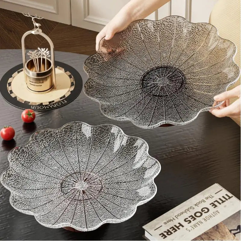 Elegant Footed Fruit Bowl Pedestal Plate – BPA-Free Plastic Pedestal Fruit Bowl Nixie