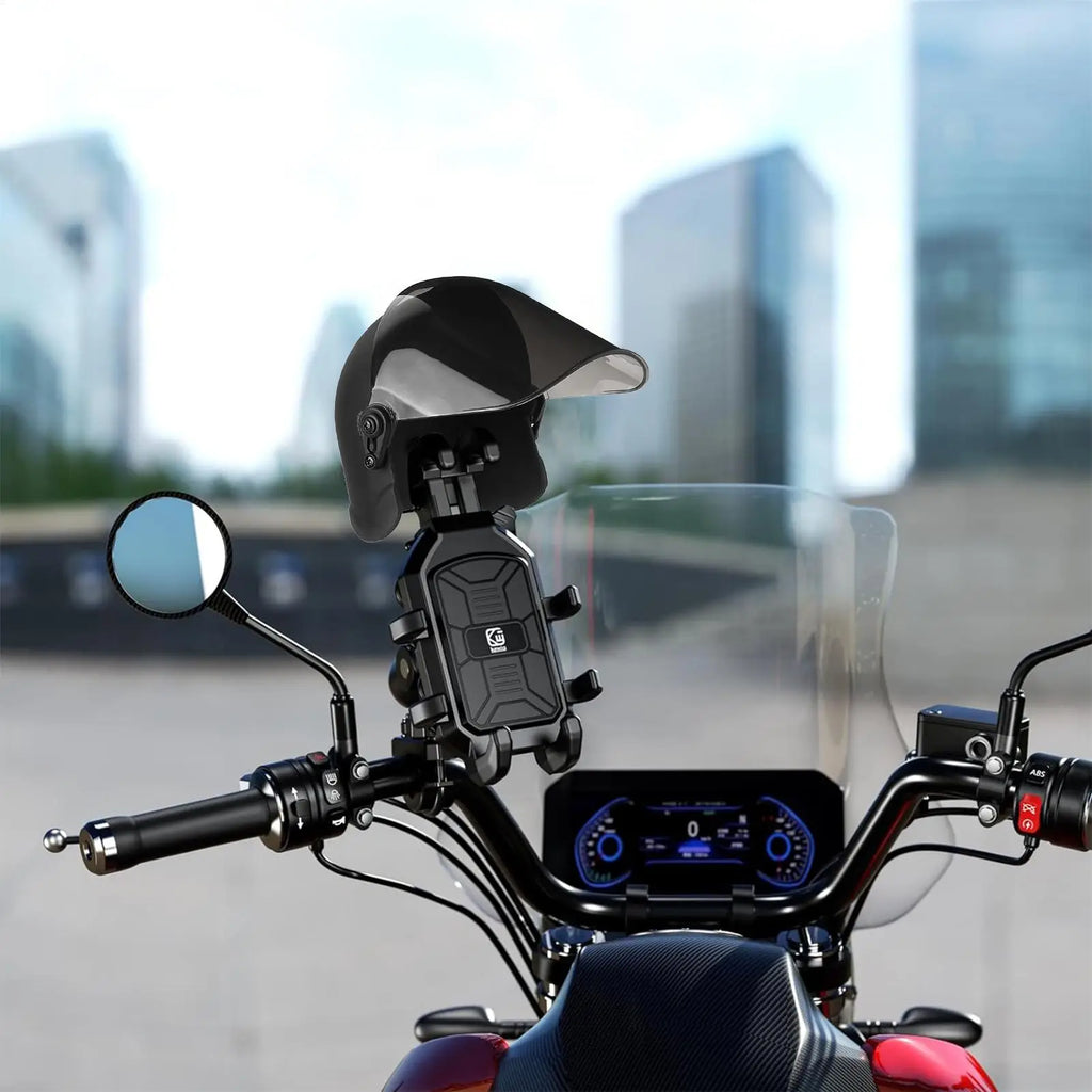 Motorcycle Phone Mount Helmet Sun Visor Waterproof Holder Motorcycle Phone Mount Nixie