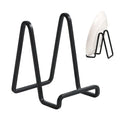 6 Inch Black Iron Plate Holder Stand & Desktop Display Frame Plate Display Stand Nixie Default Title