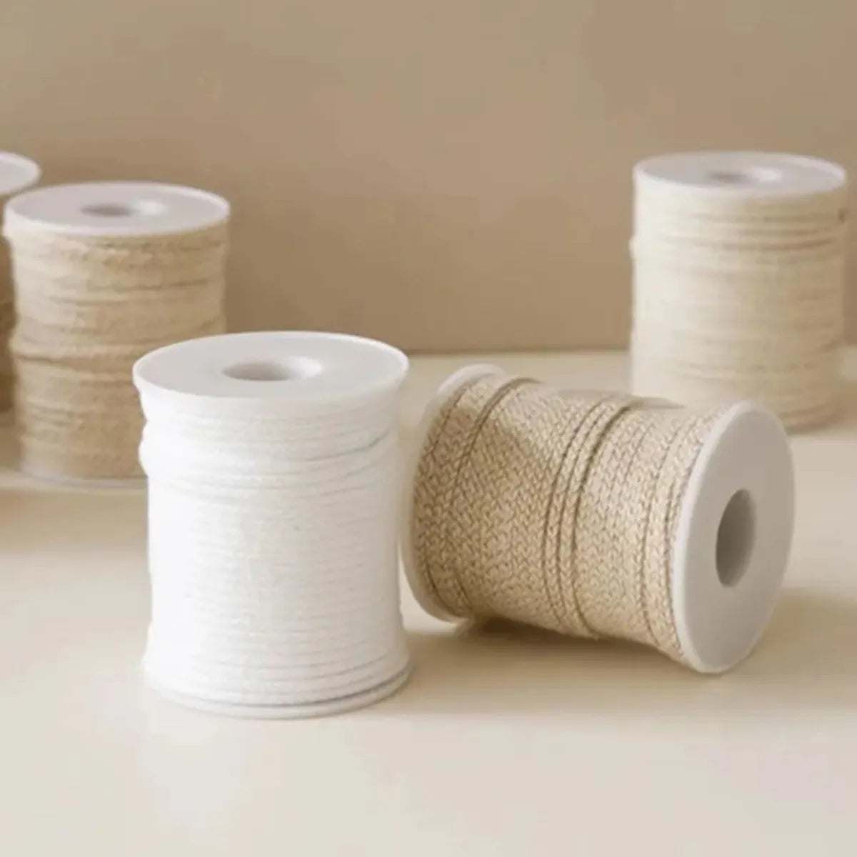 Cotton Candle Wicks 50m & 61m Roll – ECO Low Smoke DIY Wick Candle Making Wick Nixie