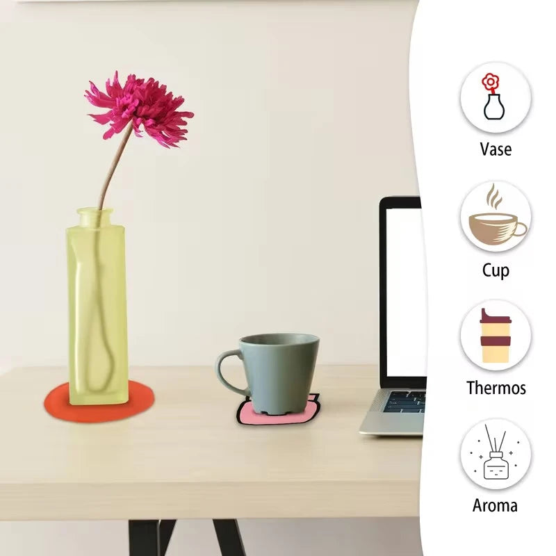 Cute Cartoon Acrylic Coaster | Heat-Resistant Table Protector Acrylic Coaster Nixie