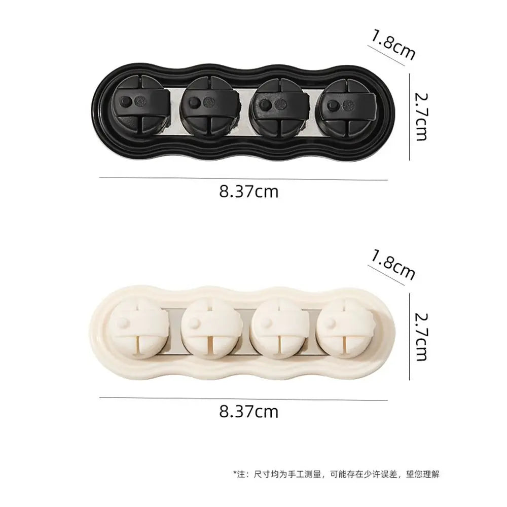 Magnetic Cable Organizer – Self-Adhesive Desktop Cord Holder