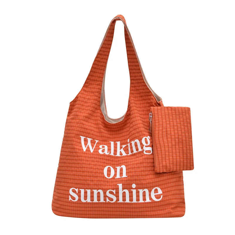 Nixie Canvas Tote Bag – Lightweight Women's Shoulder Bag Canvas Tote Bag Nixie BB-1231orange