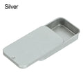 Tinplate Slide Lid Mini Storage Box | Metal Push-Pull Tin