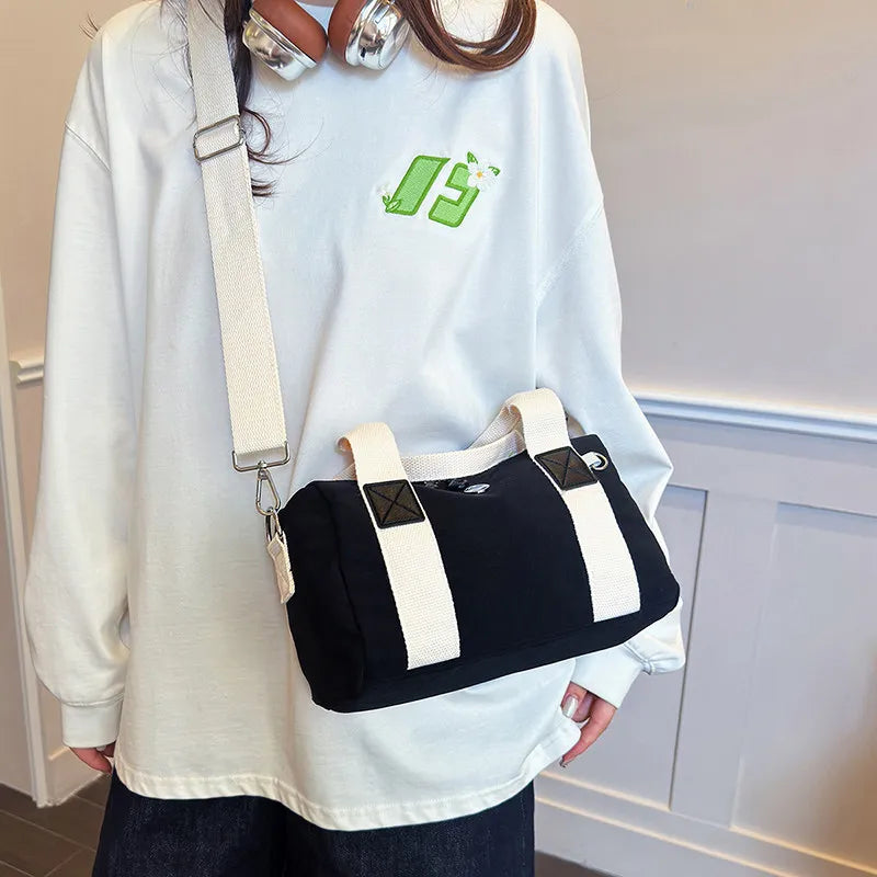 Nixie Korean Lightweight Crossbody Shoulder Bag – Nylon Satchel Crossbody Shoulder Bag Nixie