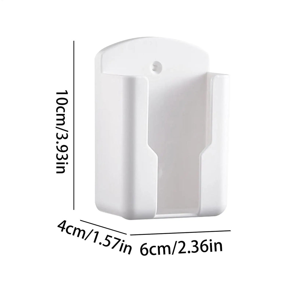 Wall Mount Remote Control Holder – No-Drill Adhesive Storage Box
