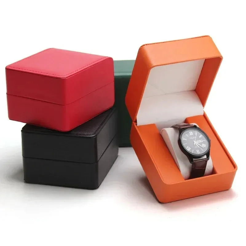 PU Leather Single Watch Box – Display Case & Travel Organizer Watch Storage Box Nixie