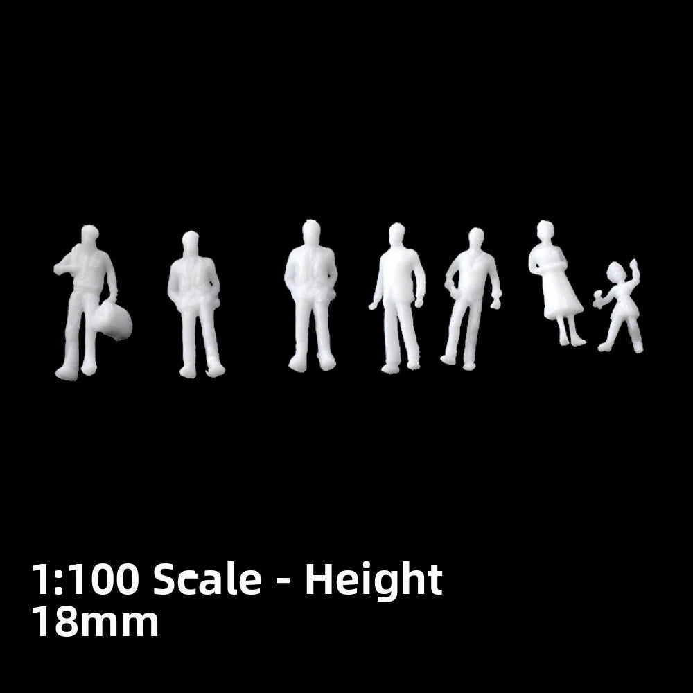 Miniature Scale Model People Figures – Train & Scenery Layouts