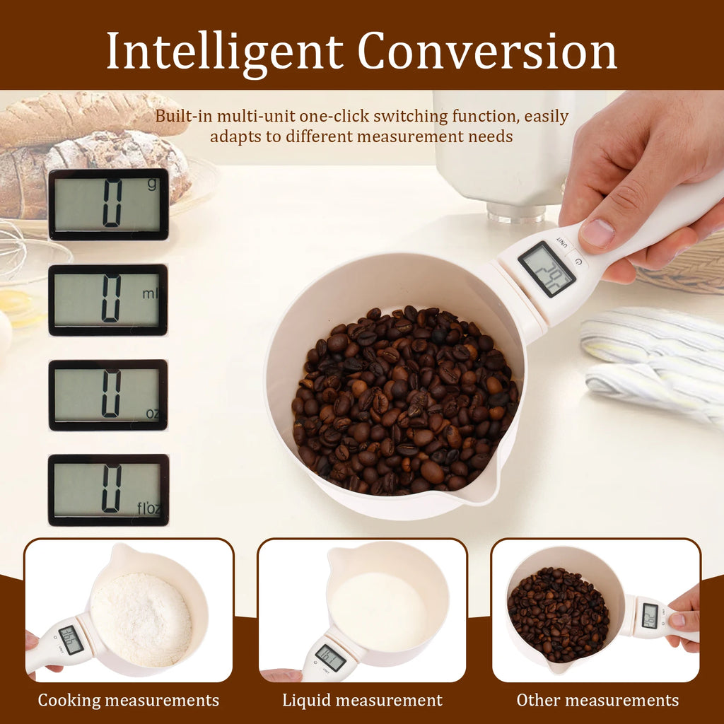 Nixie Digital Pet Food Scale Measuring Spoon – LCD 800g