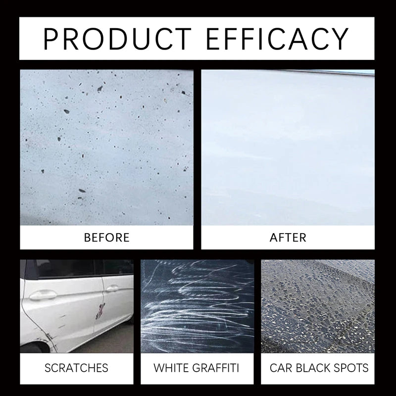 Waterless Car Wash Spray Kit – Streak-Free Shine & Sponge Car Cleaning Spray Nixie