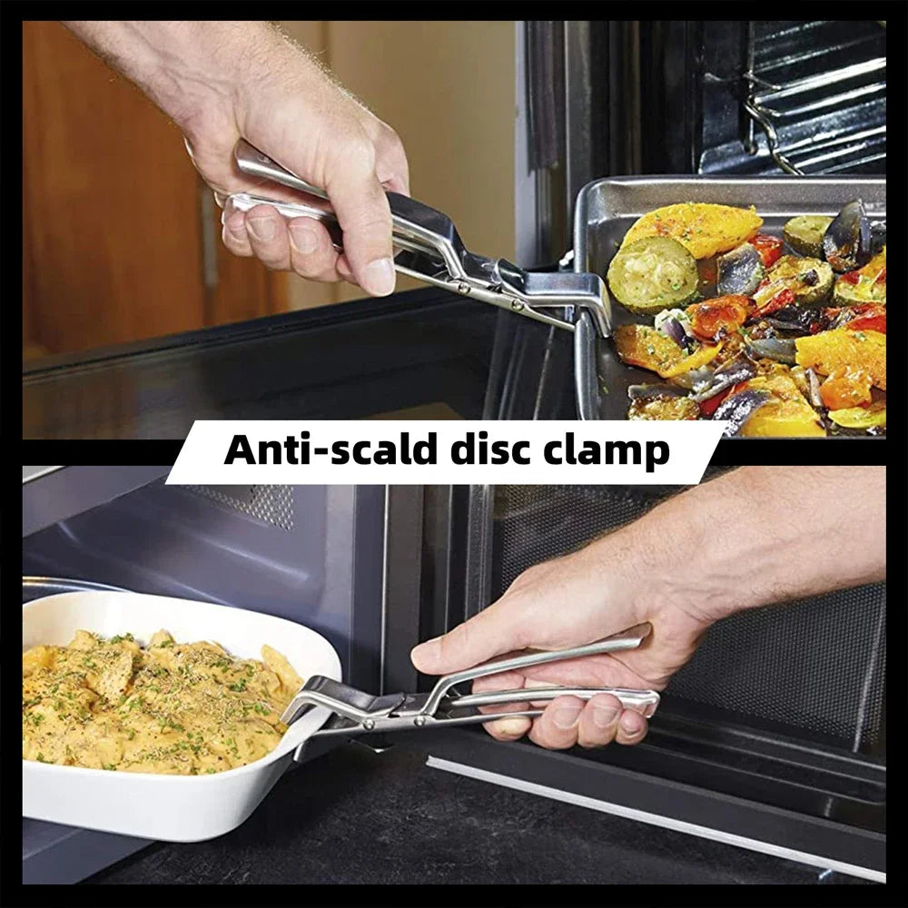 Stainless Steel Hot Plate Clips – Anti-Slip Pan & Bowl Gripper Kitchen Plate Gripper Nixie