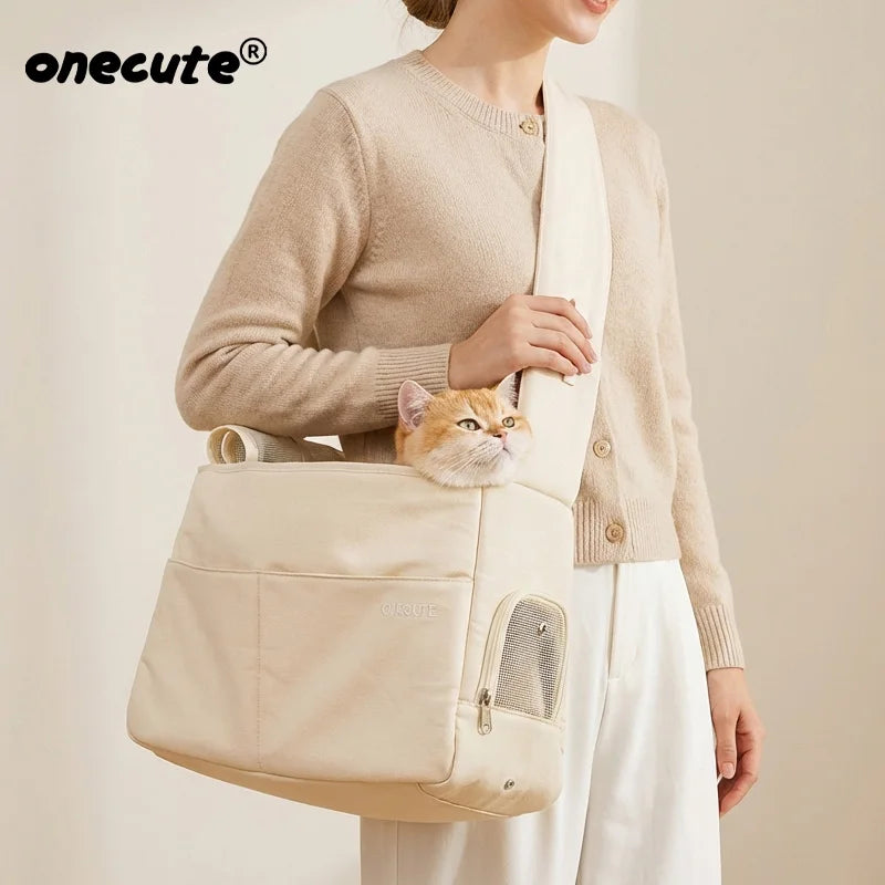 ONECUTE Pet Carrier Sling Bag for Small Dogs & Cats Pet Carrier Sling Nixie