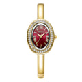 Women's Roman Numeral Quartz Watch – Casual Alloy Timepiece Women's Quartz Watch Nixie Red