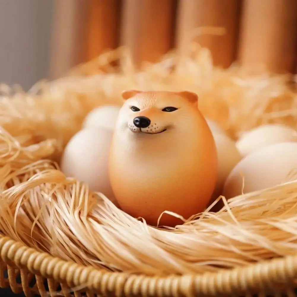 Dog Egg Squishy Squeeze Sensory Fidget Toy – 1 to 4 Pcs