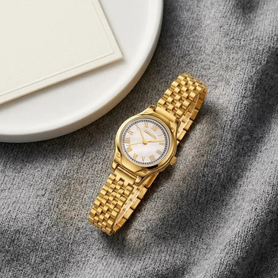 REBIRTH Women's Elegant Quartz Wristwatch – Classic Business Watch
