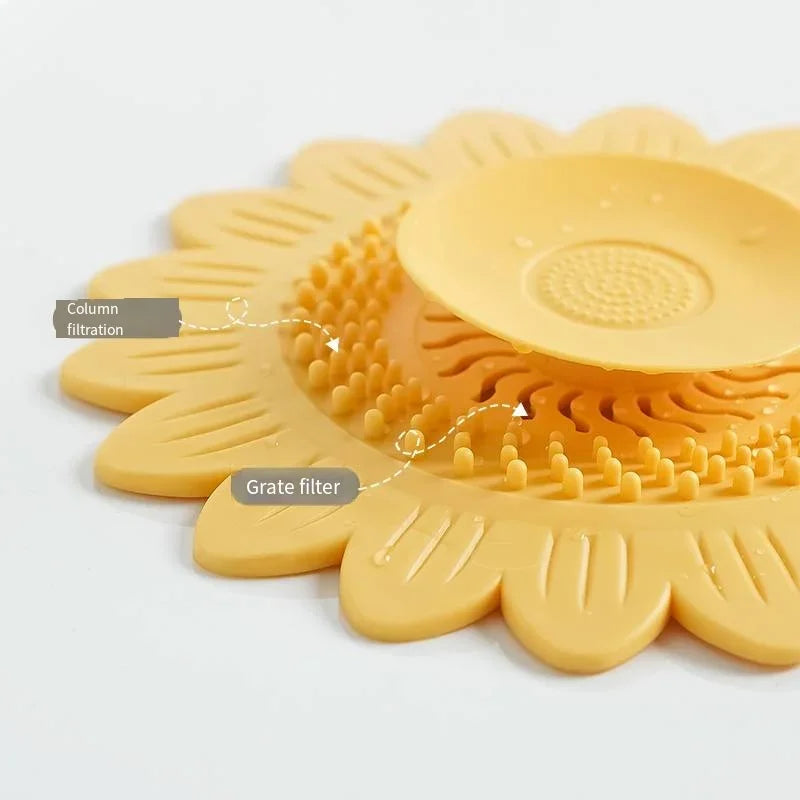 Flower Floor Drain Deodorant Filter Pad – Kitchen & Bathroom Drain Filter Pad Nixie