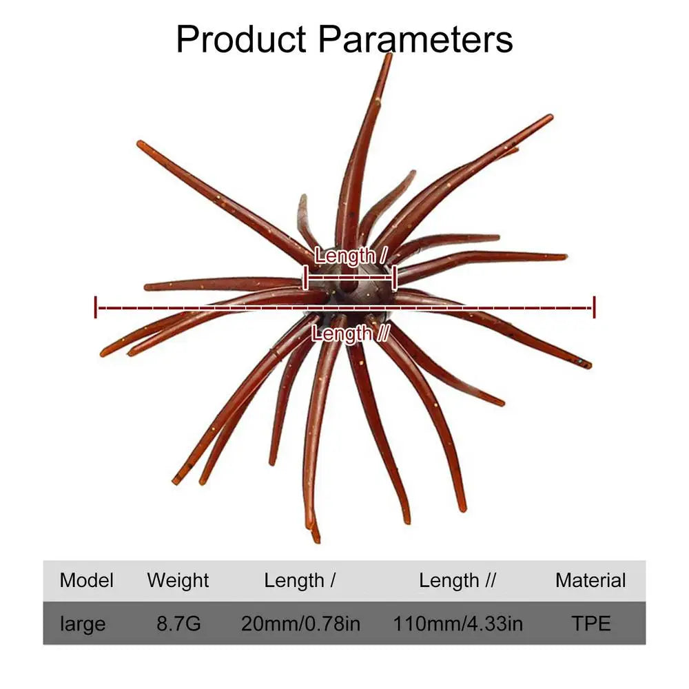 Soft Sea Urchin Fishing Lure – Saltwater & Freshwater Bait