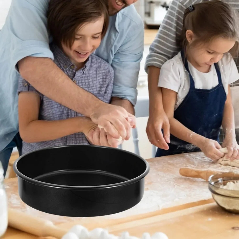 Non-Stick Carbon Steel Round Cake Pan | 4–10 Inch Sizes Cake Baking Pan Nixie