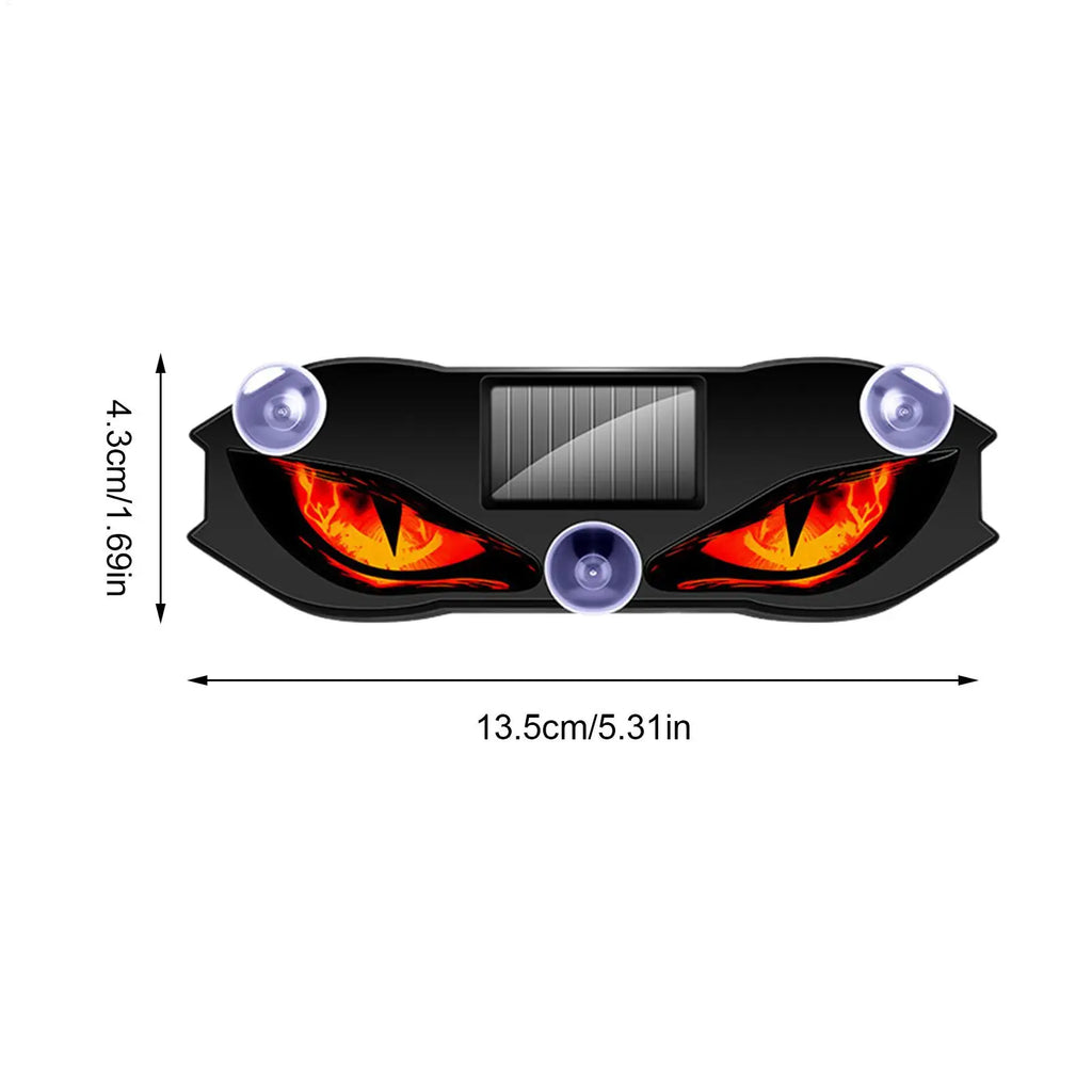 Solar Devil Eye LED Car Window Light | Dynamic Ambient